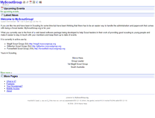 Tablet Screenshot of myscoutgroup.org